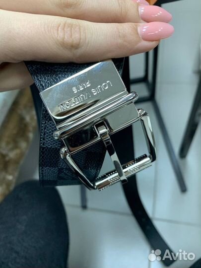 Кожаный ремень мужской Louis Vuitton