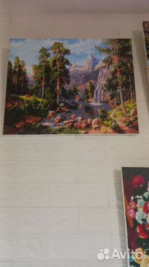 Картины по номерам раскрашенная