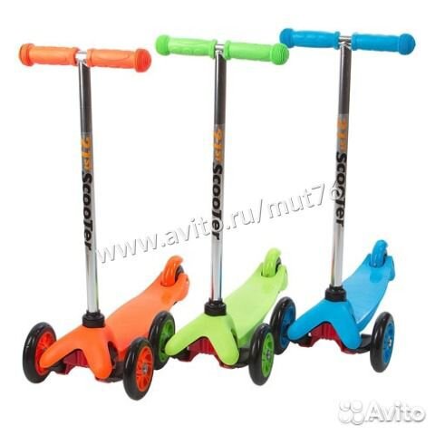 Самокат scooter 21/3 оранжевый от 2-Х лет 3 колес