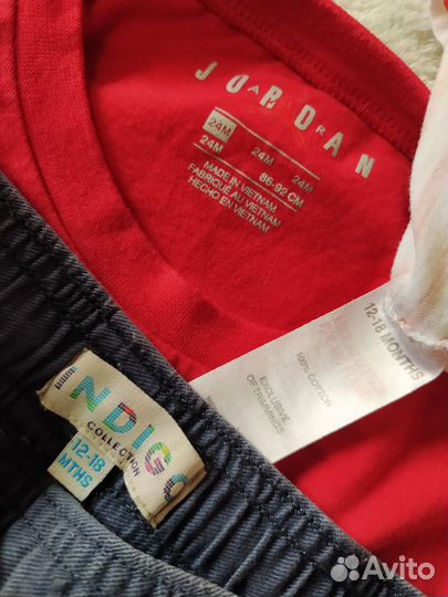 Пакет летних вещей для мальчика 74-80- 86 см