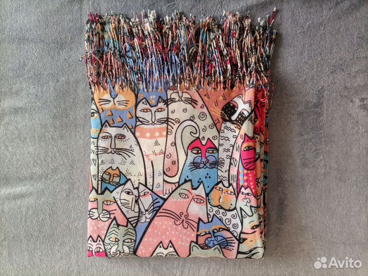 Шарфик с котяшками