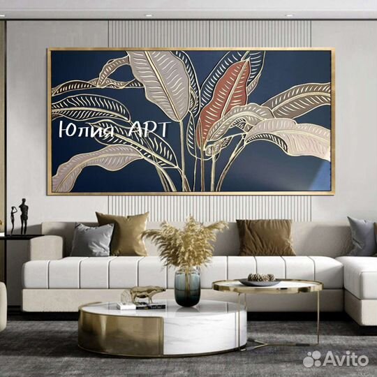 Картины в интерьер абстракции на холсте