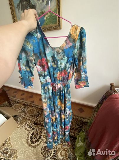 Летнее длинное платье