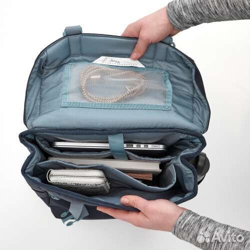 Старттид рюкзак на колёсиках, синий 19л