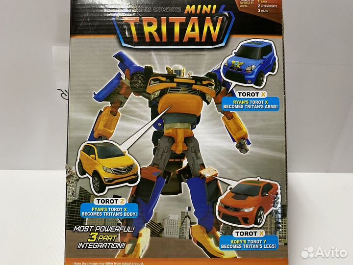 Трансформер тобот тритан 3в1 три вида