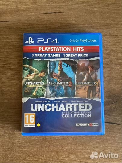 Uncharted The Nathan drake collection ps4 диск