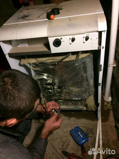 Ремонт газовых колонок, котлов, плит