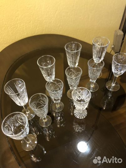 Набор хрустальных рюмок