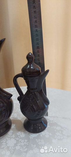 Узбекский кувшин, винтаж, керамика 2 шт
