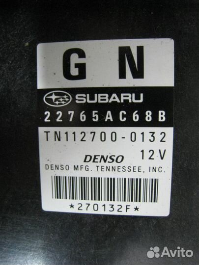 Блок управления двс Subaru Legacy/ Outback BM/B14