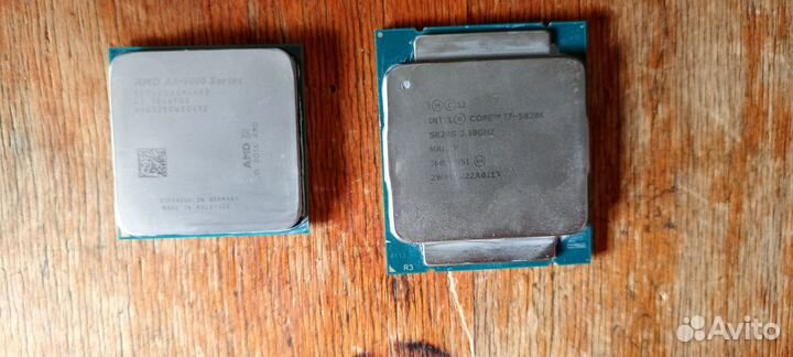 Процессоры i7 5820k и A8 9600
