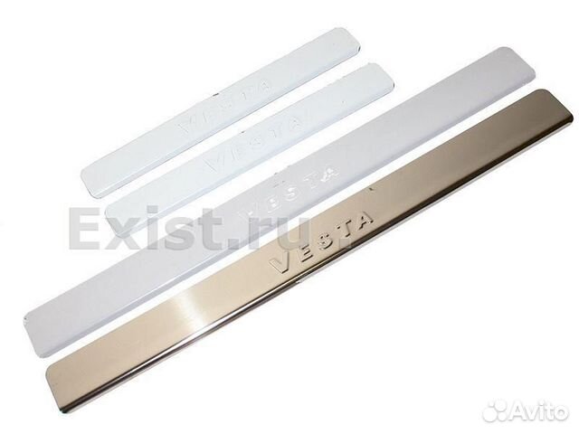 Накладки порогов ваз 2180 Веста SW 4 шт. нерж