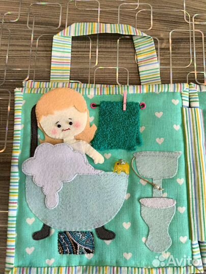 Мягкая книжка из фетра - Кукольный дом