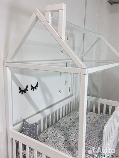 Стильная кровать-домик для детей