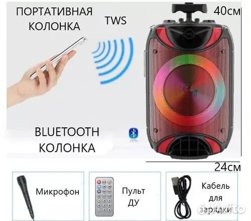 Мощная колонка ZQS 8118