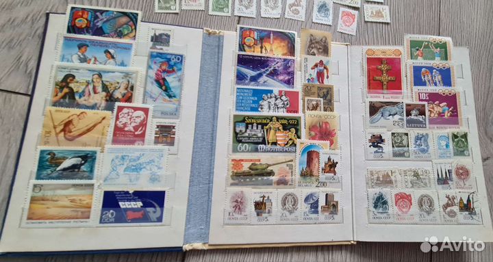 Марки СССР чистые не гашеные вместе с альбомом