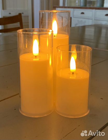 Декоративные свечи, свечи на батарейках
