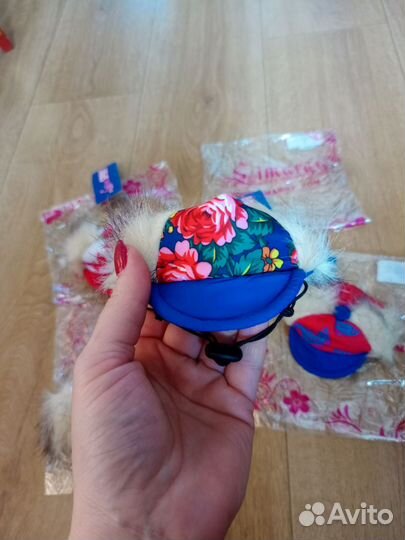 Патриотические шапочки для маленьких собак