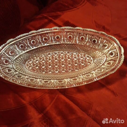 Хрустальная селедочница