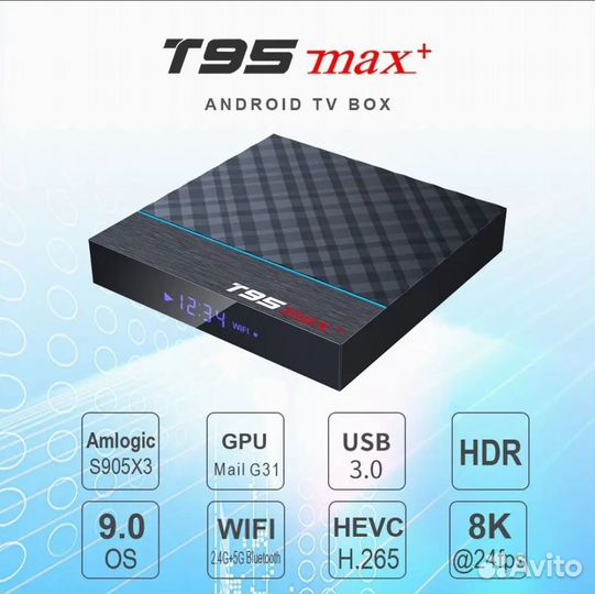 TV приставка T95 Max plus 4/32