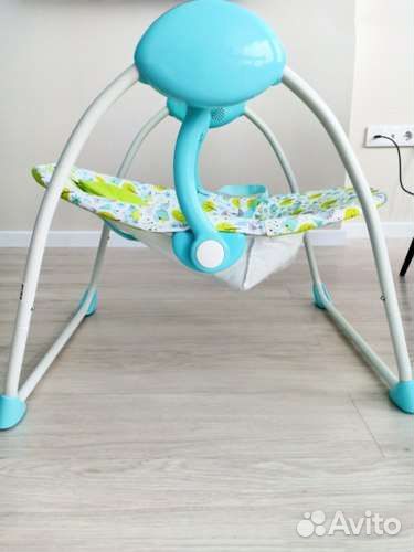 Электрокачели Babyton Sleepy Blue TY008H