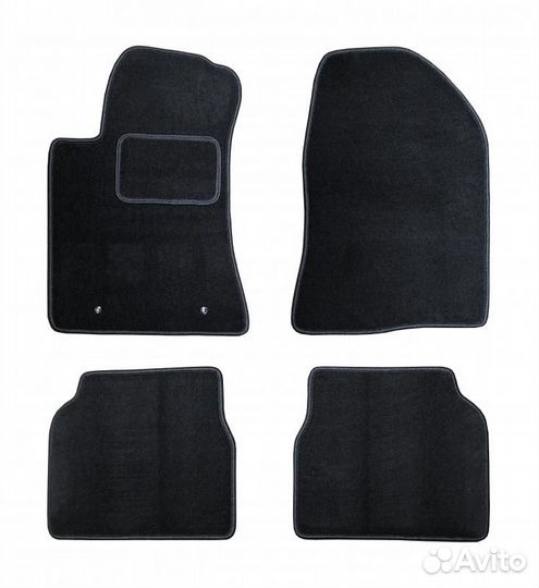 Ковры салона текстильные для toyota corolla xii (е