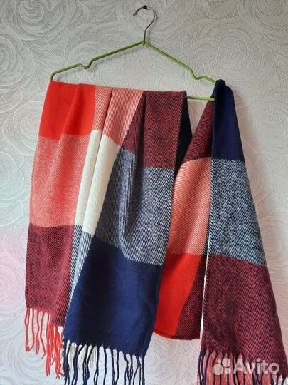 Палантин шарф теплый