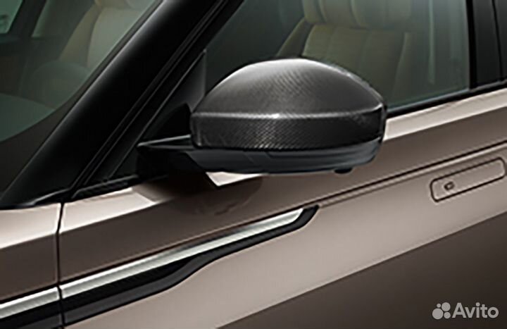 Комплект карбоновых накладок зеркал заднего вида