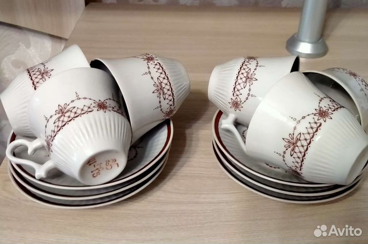Кофейные чашки с блюдцем СССР