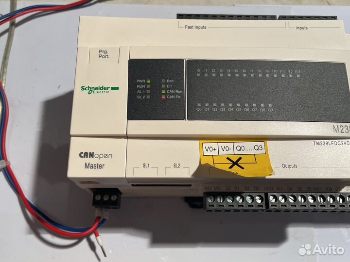 Комплект Schneider Electric Canopen плк M238 24