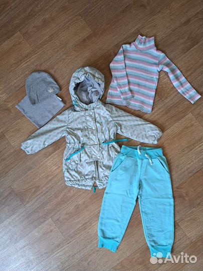 Вещи пакетом на девочку 98-104
