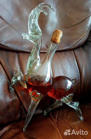 Штофы Декоративные бутыли для вина Стекло