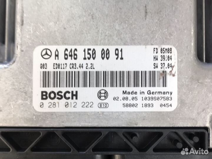 Блок управления двигателем Мерседес w203 c-class