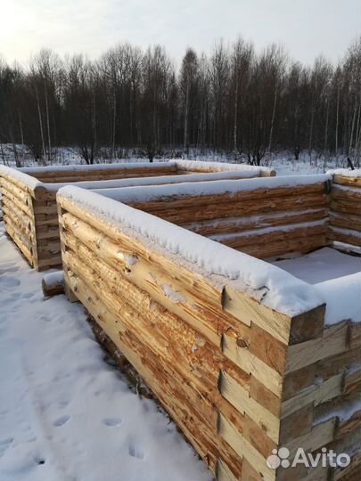 Срубы домов, бань