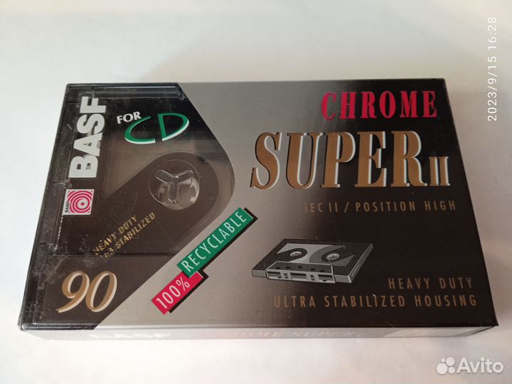 Аудиокассета basf chrome super II