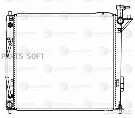 Радиатор охлаждения Киа Соренто 09- 2.2CRDi АКПП т