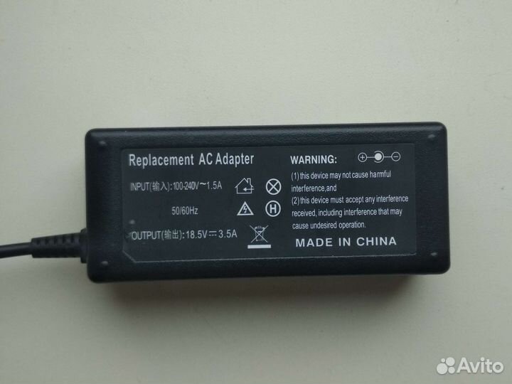 Блок питания ноутбука Toshiba, HP