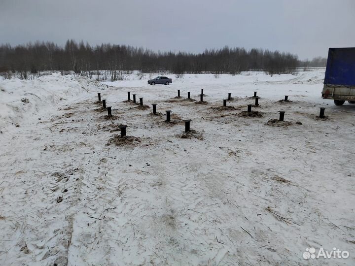 Винтовые сваи под ключ с установкой