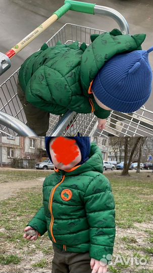 Демисезонная куртка на мальчика р86