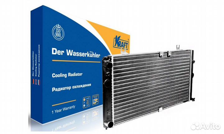 Радиатор охлаждения ваз 1117-1119 Калина kraft