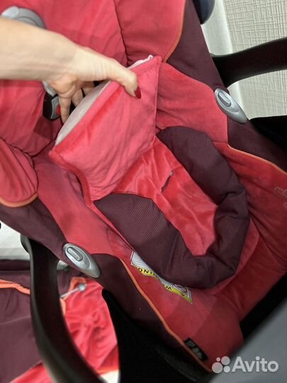 Автокресло 0+ Maxi Cosi + Isofix, переходники