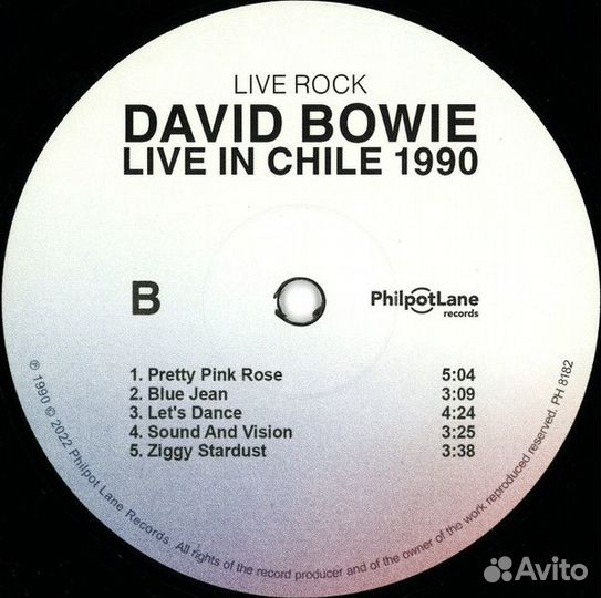 Виниловая пластинка bowie david - live IN chile 19