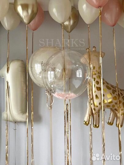 Воздушные шары XL, Шары Bubbles, Шары под потолок