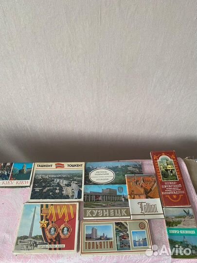 Открытки буклет города СССР