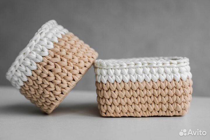 Корзина интерьерная ручная работа