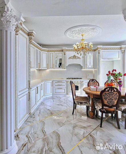 Кухня на заказ в стиле барокко