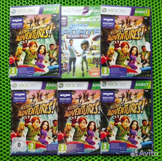 Kinect sports и Kinect adventures для Xbox 360