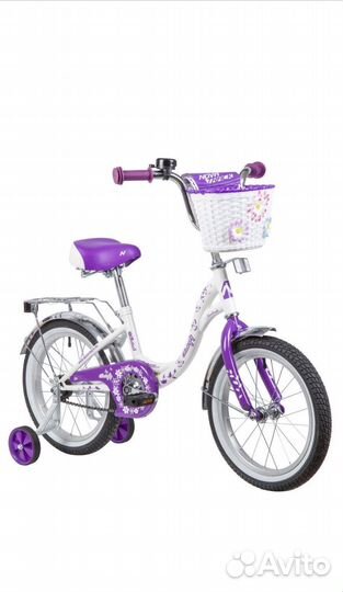 Детский велосипед Novatrack Butterfly 16