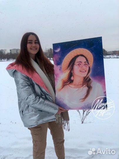 Портрет и картина на холсте по фото на заказ
