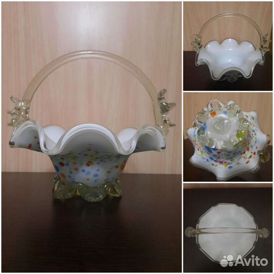 Ваза корзинка,плетенка,конфетница ретро,винтаж,ссс